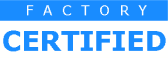 factory certified logo